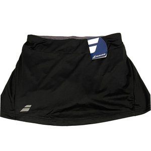 NWT Babolat Play Skirt Skort woman  large  Performance Tennis Golf Logo Stretch